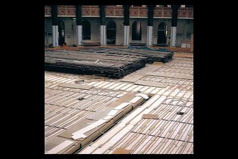 Warmafloor underfloor heating is installed…